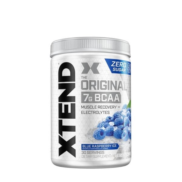 XTEND Original BCAA Powder 7g BCAA and 2.5g L-Glutamine, Sugar Free Post Workout Muscle Recovery Drink with Amino Acids for Men & Women, 30 Servings